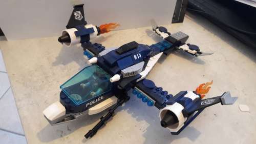 Collectors Item - Rare Building Blocks - Police Helicopter