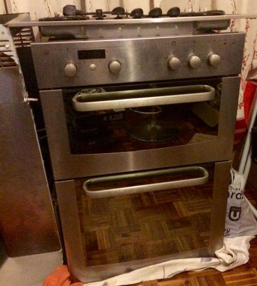 Gas Double Oven w/ AEG stainless steel extractor electrical  - Pick up Stanger KZN