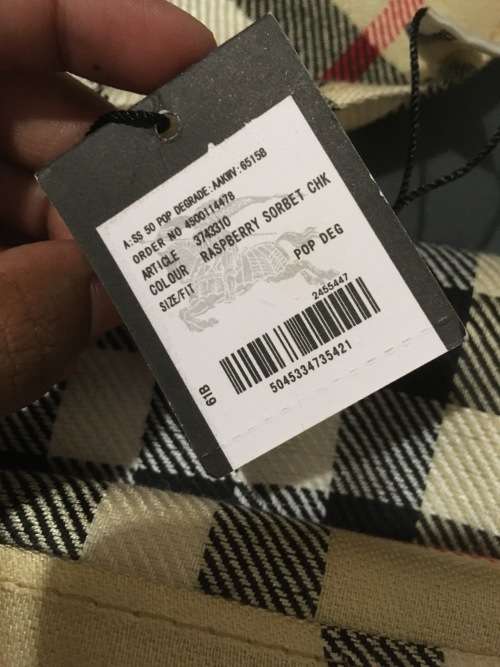 Original Burberry London Raspberry Sorbet check Scarf - price dropped! SALE!