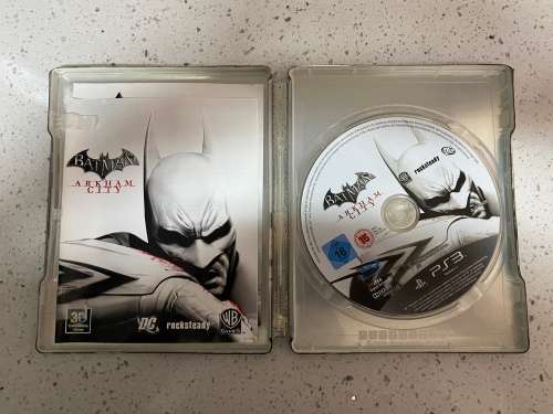 Batman Arkham City PS3 Game Steel Cover