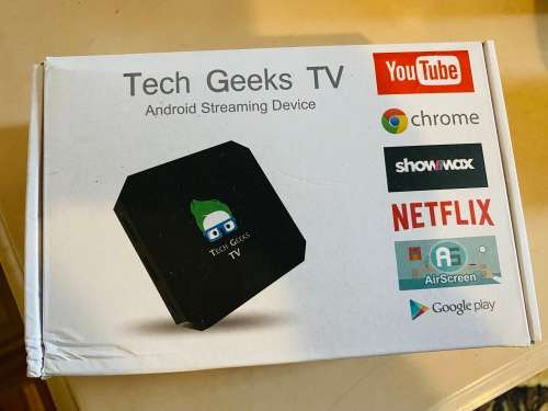 Tv Geeks 4K Android Smart box - for YouTube | Netflix | Amazon Prime | DStv