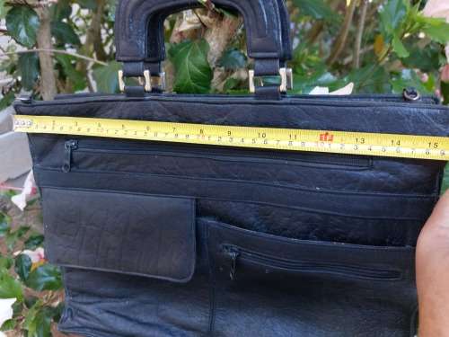 Vintage Leather Briefcase or Laptop Bag