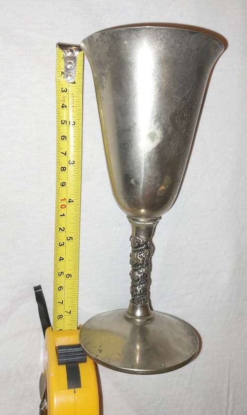 Antique Valero Made In Spain Silver Plated Wine Goblets ** X2 for Sale on R1 Auction**