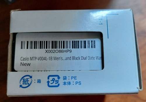 Casio Dress Watch MTP-V004L-1B