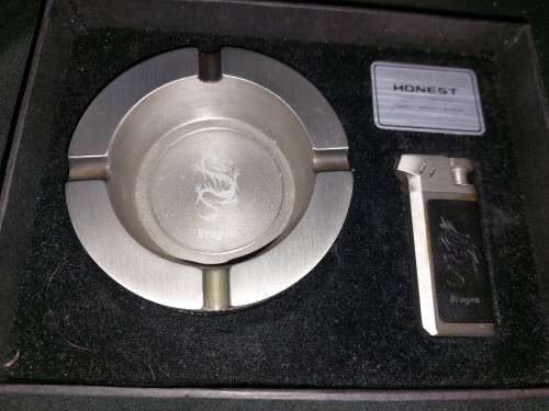 Cigar Ashtray And Lighter Gift Set