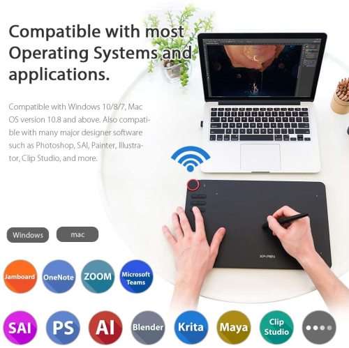XP-Pen Deco 03 Wireless Graphics Drawing Tablet (Original Box and Accessories)