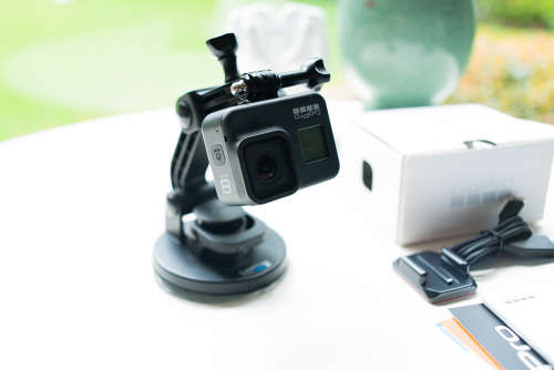 GoPro HERO8 Black *GREAT CONDITION, ORIGINAL BOX & SUCTION MOUNT ACCESSORY