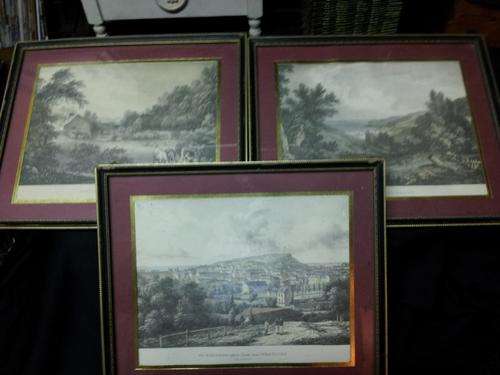 9 Vintage Prints of Landscape Scenes FRAMED - Crazy Wednesday