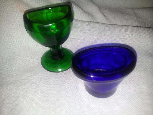 TWO ANTIQUE EYE WASH GLASSES - Crazy Wednesday
