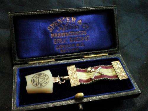 Silver MASONIC Medal : : Hallmarked