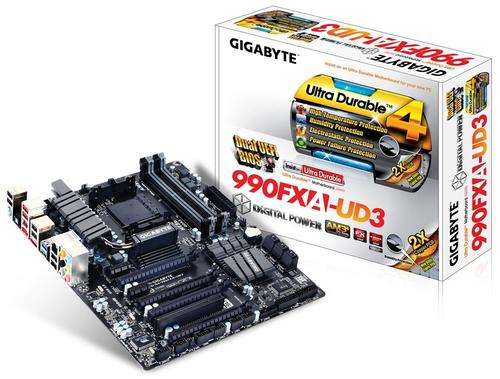 GIGABYTE GA-990FXA-UD3 AM3+ AMD 990FX SATA 6Gb/s USB 3.0 ATX AMD Motherboard