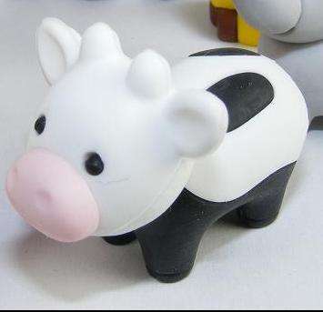 Cutest ever Japanese erasers cows - great gift or collectable