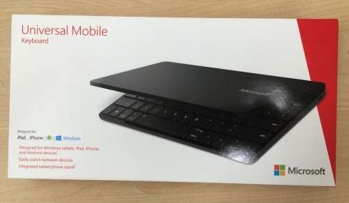 Microsoft Universal Mobile Keyboard - Black