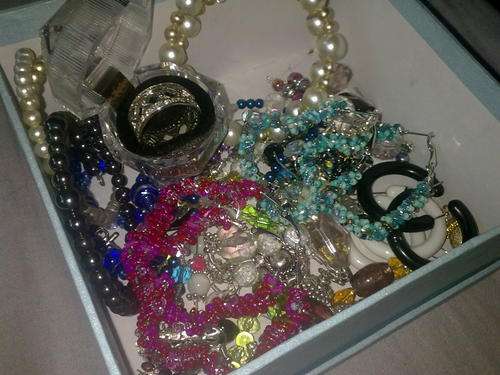 Treasure box - amazing selection of jewelry.