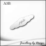 Stainless Steel Baby Brooch plus free engraving