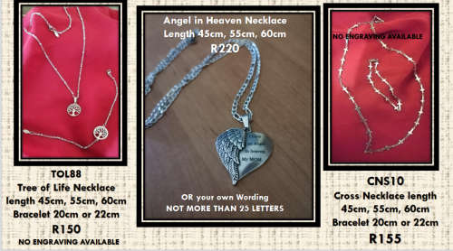 SHOP 2 Combo - Stainless steel Three of Life Necklace and Bracelet Set TOL88