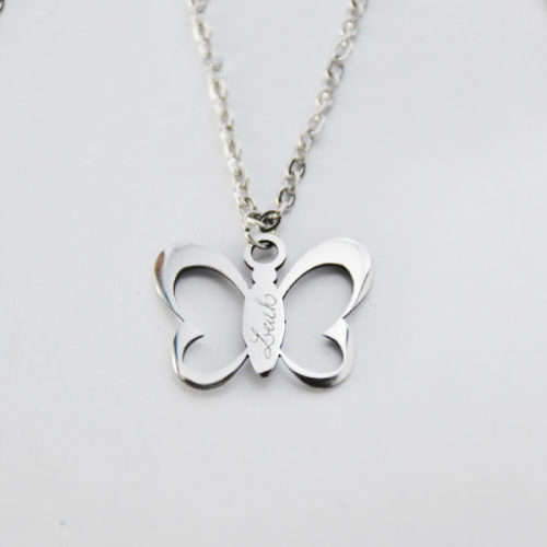Stainless Steel Butterfly Pendant