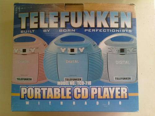 PORTABLE CD & RADIO PLAYER