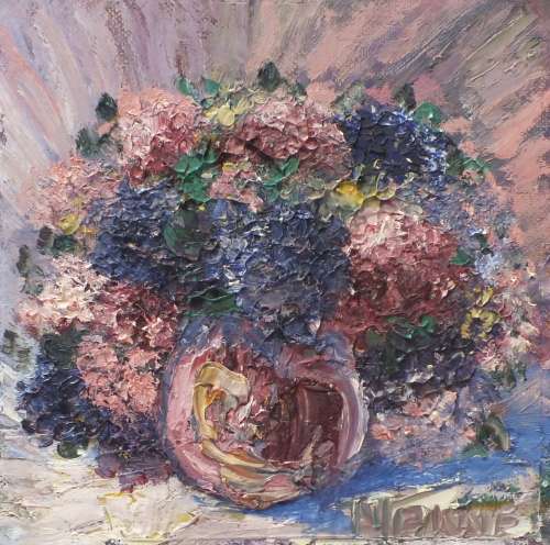 WOW! R1 start . . .Abstract Flowers in a Vase