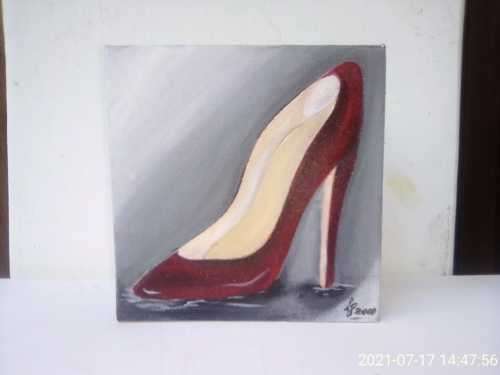 Ladies Red Heel
