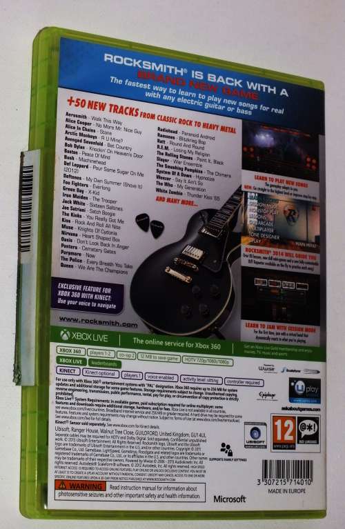 Rocksmith Xb0x360Better with KinectAll-New 2014 edition