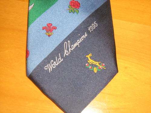 1995 RUGBY WORLD CUP CHAMPIONS TIE.