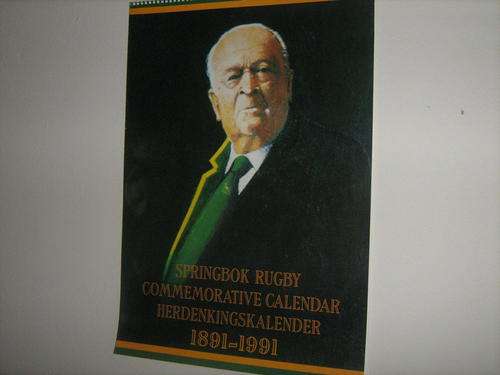 SPRINGBOK RUGBY 100 YEARS COMMEMORATIVE CALENDER!! AWESOME PICTURES AND PLAYER PROFILES!!