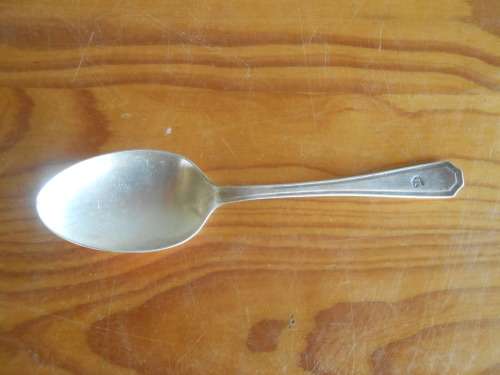 Vintage Silver Plated Serving Spoon