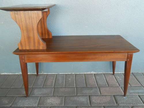 Vintage Retro Solid Mahogany Telephone Table