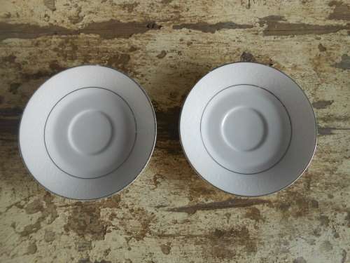 Set of 2 Vintage Noritake Tahoe China Saucers (See description)