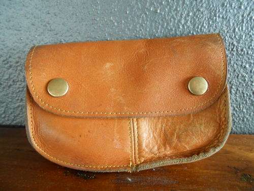 Vintage Genuine Leather Belt Pouch