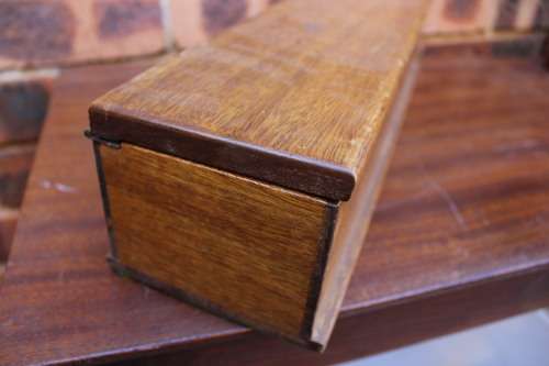 Vintage Wooden Artists Box (Solid Wood)