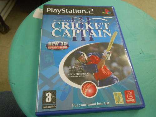 PS 2: Cricket Captain 3 (With manual and in good condition)