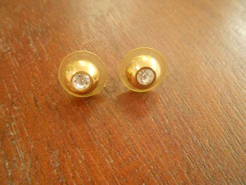 Vintage Gold Coloured Earrings for Pierced Ears