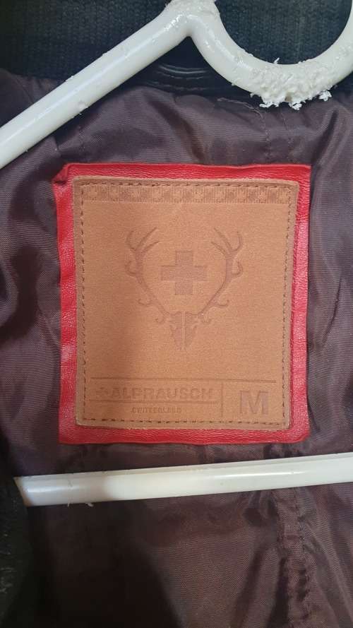 Genuine Leather Bomber Jacket