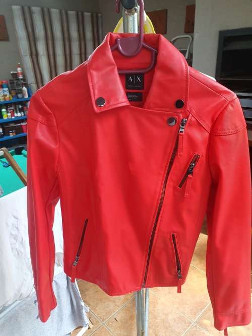 Armani Exchange leather jacket