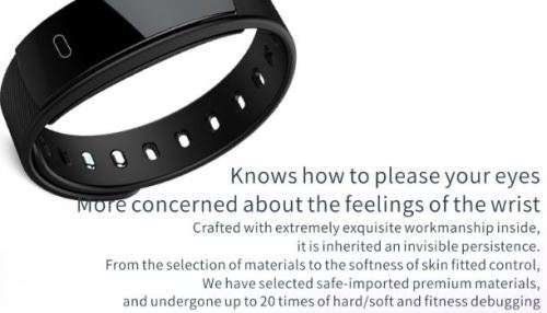 QS80 BLOOD PRESSURE / Heart rate / Pedometer / Sleep monitor Smart watch