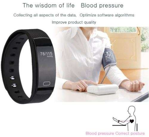 QS80 BLOOD PRESSURE / Heart rate / Pedometer / Sleep monitor Smart watch