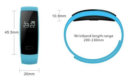 QS80 BLOOD PRESSURE / Heart rate / Pedometer / Sleep monitor Smart watch