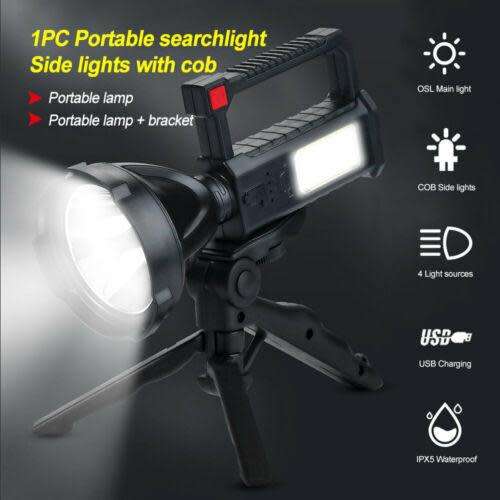 Portable Pistol Light with Cob and Tripod