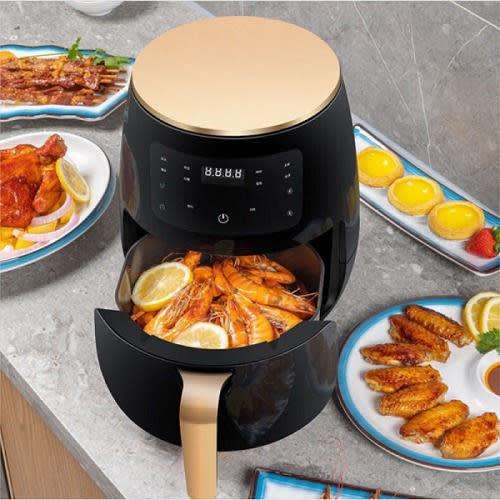 7.8 Liter - 1500watt - Silver Crest Air Fryer Black