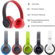 P47 Bluetooth Wireless Headphones with Micro SD Card Slot