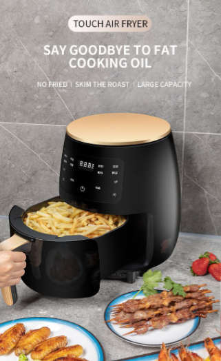 6-Litre Digital Air Fryer and Multicooker - Black