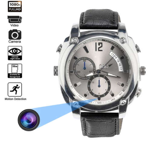 W6 HD1080P Spy Camera Watch 8gb