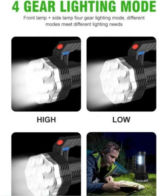 Rechargeable Multi functional Work Lights - 4 GEAR SUPERBRIGHT