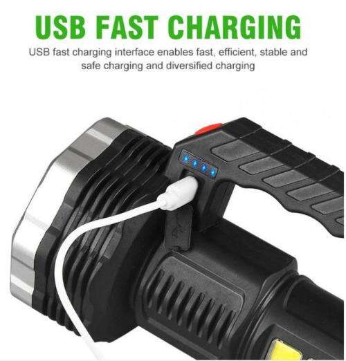 Rechargeable Multi functional Work Lights - 4 GEAR SUPERBRIGHT