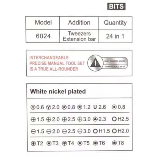 Precision Magnetic Screwdriver Set 25 In 1