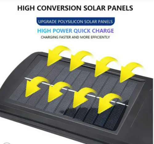 Solar LED 6 COB PIR Motion Sensor Outdoor Streetlight