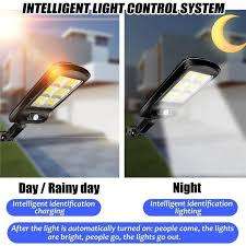 Solar LED 6 COB PIR Motion Sensor Outdoor Streetlight