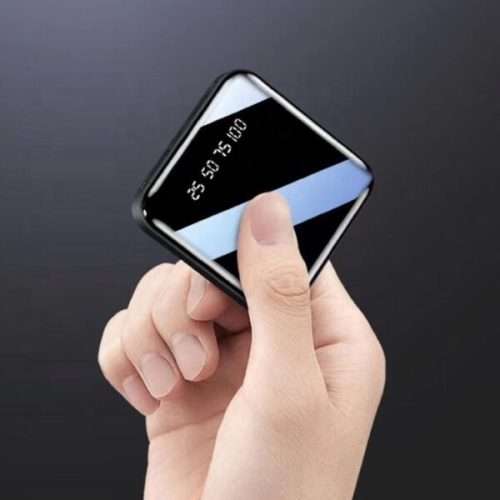 Smart Power Bank 5000MAH -Glass/Mirror look